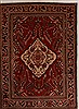 Lilihan Red Hand Knotted 77 X 104 Area Rug 251-14229 Thumb 0