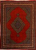 Mahal Red Hand Knotted 710 X 109  Area Rug 251-14234 Thumb 0