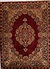 Mahal Red Hand Knotted 102 X 138  Area Rug 251-14276 Thumb 0