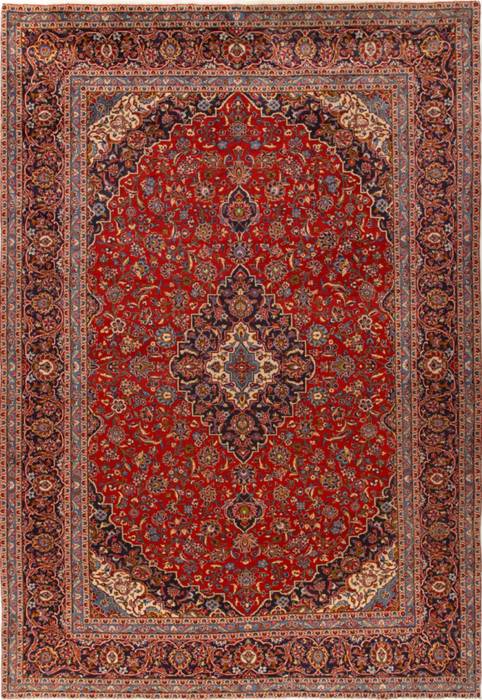 Ardakan Red Hand Knotted 94 X 139  Area Rug 251-14277 Image 0