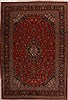 Ardakan Red Hand Knotted 99 X 142  Area Rug 251-14278 Thumb 0