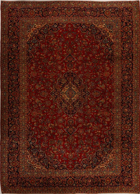 Ardakan Red Hand Knotted 910 X 141  Area Rug 251-14280 Image 0