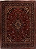 Kashan Red Hand Knotted 910 X 133 Area Rug 251-14281 Thumb 0