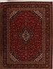 Kashan Red Hand Knotted 100 X 130  Area Rug 251-14291 Thumb 0
