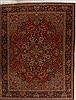 Tabriz Red Hand Knotted 99 X 126  Area Rug 251-14293 Thumb 0