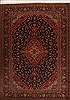 Mashad Blue Hand Knotted 103 X 145  Area Rug 251-14295 Thumb 0