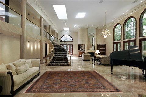 Mahal Multicolor Hand Knotted 95 X 120 Area Rug 251-14298 Image 1