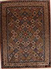 Mahal Multicolor Hand Knotted 95 X 120  Area Rug 251-14298 Thumb 0