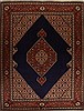 Tabriz Blue Hand Knotted 910 X 120  Area Rug 251-14299 Thumb 0
