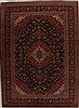 Kashan Blue Hand Knotted 910 X 133 Area Rug 251-14305 Thumb 0