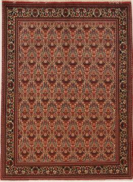Abadeh Multicolor Hand Knotted 4'11" X 6'8"  Area Rug 251-14319