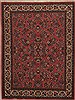 Sarouk Red Hand Knotted 410 X 64  Area Rug 251-14321 Thumb 0