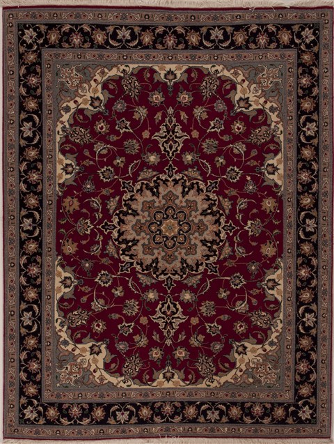 Tabriz Red Hand Knotted 53 X 611 Area Rug 251-14325 Image 0
