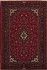 Kashan Red Hand Knotted 47 X 75  Area Rug 251-14329 Thumb 0