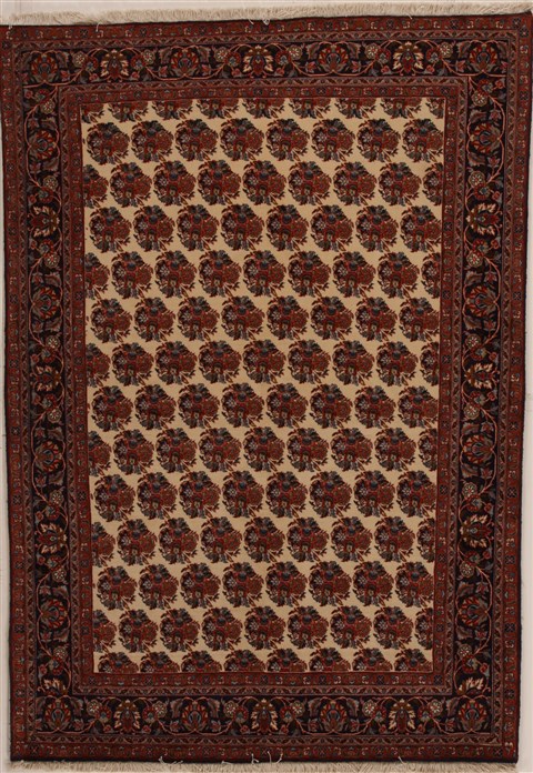 Bidjar Beige Hand Knotted 411 X 611 Area Rug 251-14343 Image 0