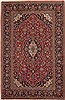 Kashan Red Hand Knotted 48 X 72 Area Rug 251-14344 Thumb 0