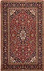 Kashan Red Hand Knotted 47 X 75  Area Rug 251-14348 Thumb 0