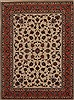 Tabriz Beige Hand Knotted 52 X 71  Area Rug 251-14367 Thumb 0