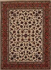 Tabriz Beige Hand Knotted 52 X 71 Area Rug 251-14367 Thumb 0