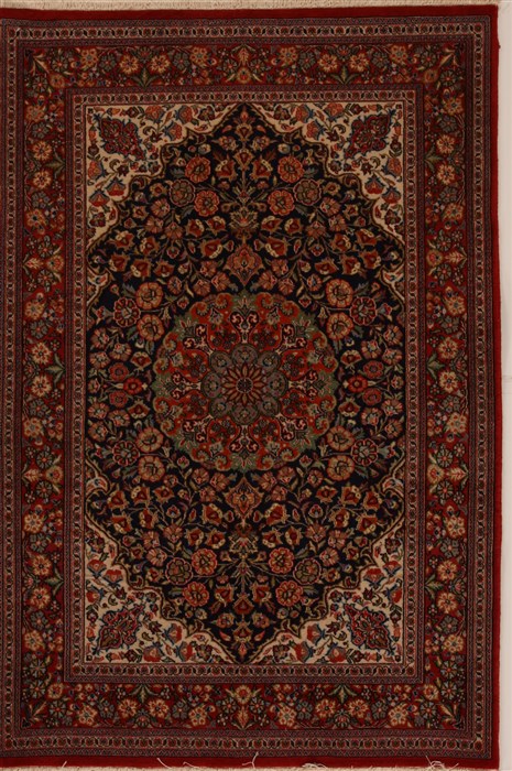Shahreza Blue Hand Knotted 47 X 67 Area Rug 251-14368 Image 0