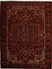 Heriz Red Hand Knotted 90 X 118  Area Rug 251-14378 Thumb 0