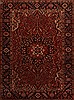 Heriz Red Hand Knotted 88 X 119  Area Rug 251-14380 Thumb 0