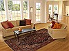 Heriz Blue Hand Knotted 82 X 108 Area Rug 251-14384 Thumb 4