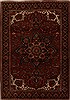 Heriz Red Hand Knotted 79 X 111  Area Rug 251-14393 Thumb 0
