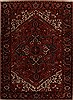 Heriz Red Hand Knotted 88 X 121  Area Rug 251-14394 Thumb 0