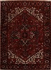 Heriz Red Hand Knotted 88 X 121 Area Rug 251-14394 Thumb 0