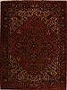 Heriz Red Hand Knotted 86 X 112  Area Rug 251-14395 Thumb 0