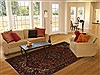 Heriz Red Hand Knotted 82 X 113 Area Rug 251-14398 Thumb 4