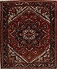 Heriz Red Hand Knotted 84 X 103  Area Rug 251-14401 Thumb 0
