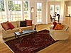 Heriz Red Hand Knotted 84 X 1011 Area Rug 251-14404 Thumb 4