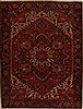 Heriz Red Hand Knotted 84 X 1011  Area Rug 251-14404 Thumb 0