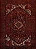 Heriz Red Hand Knotted 87 X 118  Area Rug 251-14405 Thumb 0