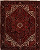 Heriz Red Hand Knotted 85 X 112  Area Rug 251-14407 Thumb 0