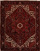 Heriz Red Hand Knotted 85 X 112 Area Rug 251-14407 Thumb 0