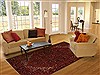 Heriz Red Hand Knotted 81 X 1011 Area Rug 251-14416 Thumb 4