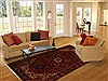 Heriz Red Hand Knotted 82 X 110 Area Rug 251-14420 Thumb 4