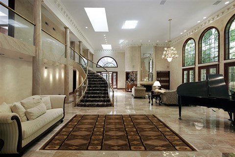 Modern Brown Hand Knotted 62 X 89 Area Rug 251-14439 Image 1