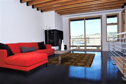 Modern Brown Hand Knotted 62 X 89 Area Rug 251-14439 Image 5