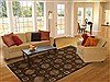 Modern Brown Hand Knotted 62 X 89  Area Rug 251-14439 Thumb 4