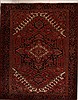 Heriz Red Hand Knotted 100 X 129  Area Rug 251-14456 Thumb 0