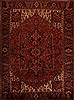 Heriz Red Hand Knotted 910 X 130  Area Rug 251-14457 Thumb 0