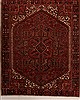 Heriz Red Hand Knotted 101 X 126  Area Rug 251-14458 Thumb 0