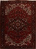 Heriz Red Hand Knotted 96 X 124  Area Rug 251-14467 Thumb 0