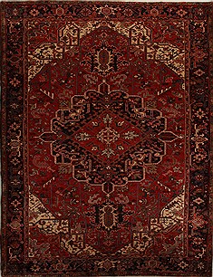 Goravan Red Hand Knotted 10'0" X 12'11"  Area Rug 251-14468