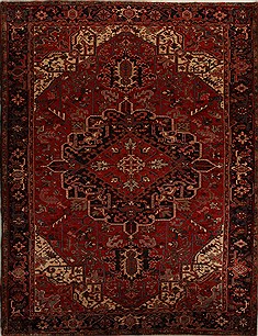 Goravan Red Hand Knotted 10'0" X 12'11"  Area Rug 251-14468