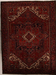 Persian Goravan Red Rectangle 10x14 ft Wool Carpet 14469